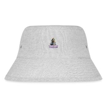 Kroko Prinzessin 02 - Stanley/Stella recycelter Bucket Hat - Grau meliert - Vorne