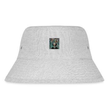 Bewusstsein für psychische Gesundheit - Stanley/Stella recycelter Bucket Hat - Grau meliert - Vorne