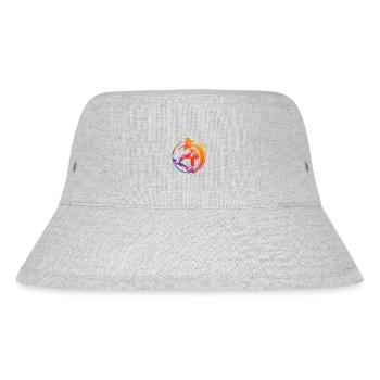 Skateboarding Silhouette Skateboard Colorful - Stanley/Stella Recycled Bucket Hat - heather grey - Front