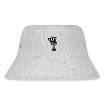 Letter T - Stanley/Stella Recycled Bucket Hat - heather grey - Front