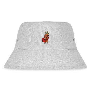 Super Karotte - Stanley/Stella recycelter Bucket Hat - Grau meliert - Vorne