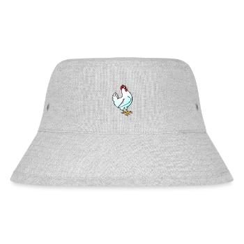 Hen - Stanley/Stella Recycled Bucket Hat - heather grey - Front