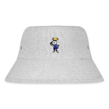 Handwerk Handwerker Baustelle Berufe Unternehmer - Stanley/Stella recycelter Bucket Hat - Grau meliert - Vorne