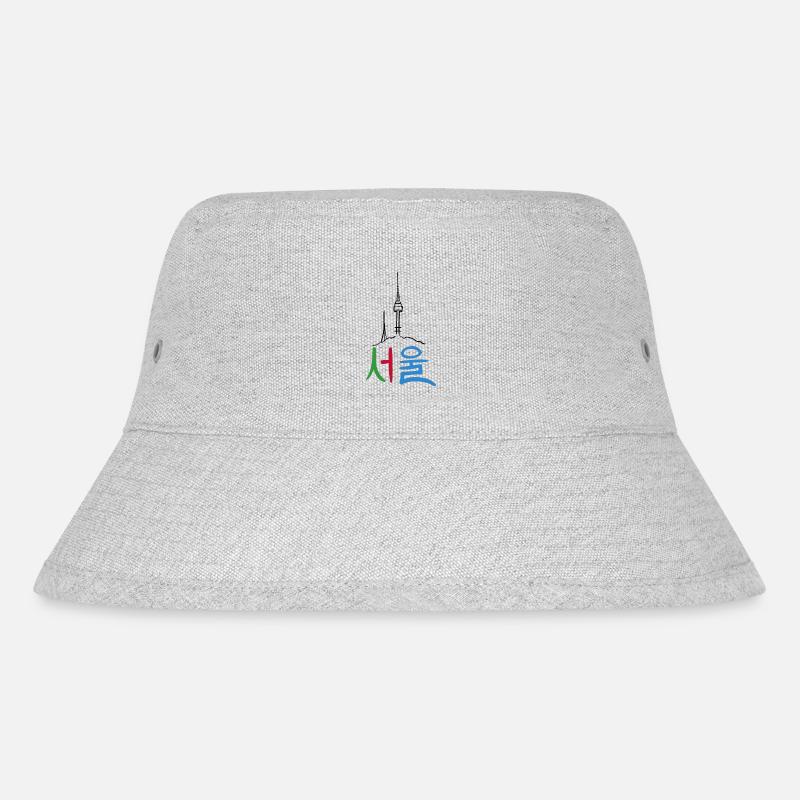 Seoul - Stanley/Stella recycelter Bucket Hat - Grau meliert