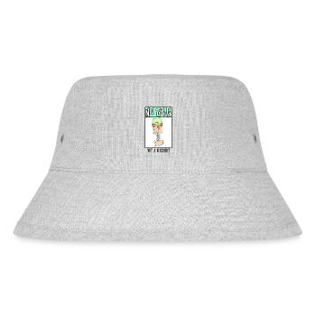 Kein Mugshot: Keine Droge - Stanley/Stella recycelter Bucket Hat - Grau meliert - Vorne