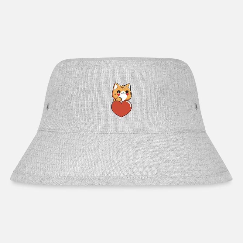 Chat Coeur - Bob recyclé Stanley/Stella - gris chiné