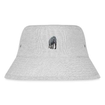 Elefant - Stanley/Stella recycelter Bucket Hat - Grau meliert - Vorne