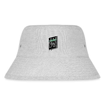 Awesome statement book worm book connoisseur jokes - Stanley/Stella Recycled Bucket Hat - heather grey - Front