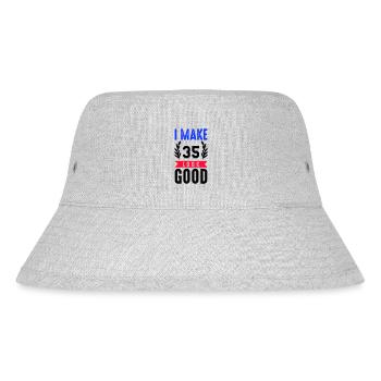 look good 35 - Stanley/Stella Recycled Bucket Hat - heather grey - Front