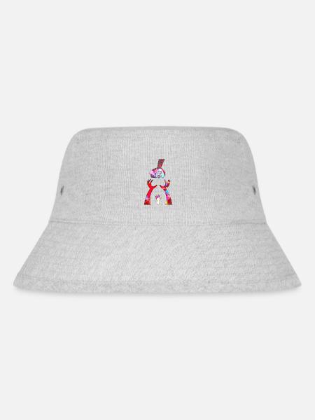 Optische Täuschung Kunst psychadelic Retro Formen Sex - Stanley/Stella recycelter Bucket Hat - Grau meliert