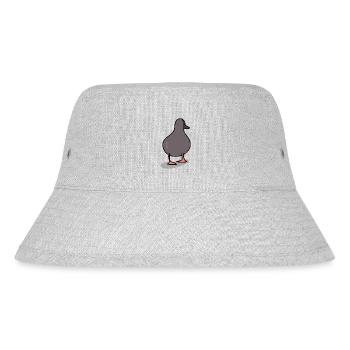 Entenvogel - Stanley/Stella recycelter Bucket Hat - Grau meliert - Vorne