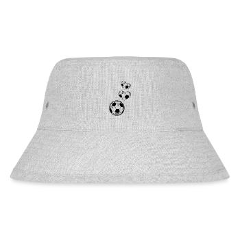 Fußball Soccer - Stanley/Stella recycelter Bucket Hat - Grau meliert - Vorne