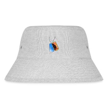 Erkennungsmarke FLORIDA Astronaut Strand Space - Stanley/Stella recycelter Bucket Hat - Grau meliert - Vorne
