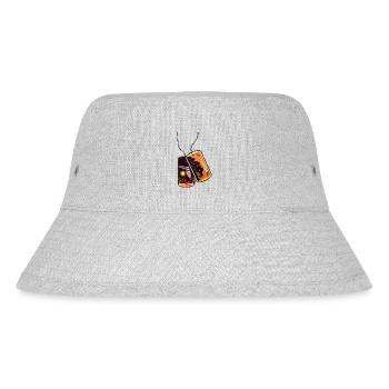 Erkennungsmarke FLORIDA Strand Florida - Stanley/Stella recycelter Bucket Hat - Grau meliert - Vorne