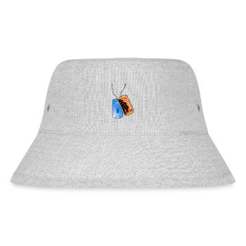 Erkennungsmarke FLORIDA Spaceshuttle Astronaut - Stanley/Stella recycelter Bucket Hat - Grau meliert - Vorne