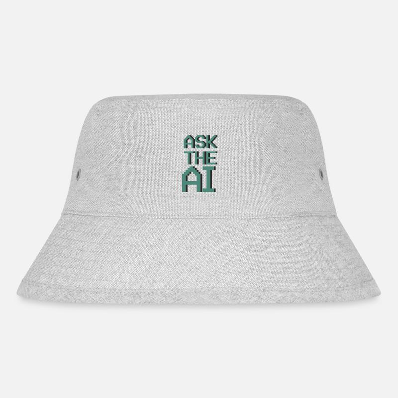 Fragen Sie die KI - Stanley/Stella recycelter Bucket Hat - Grau meliert