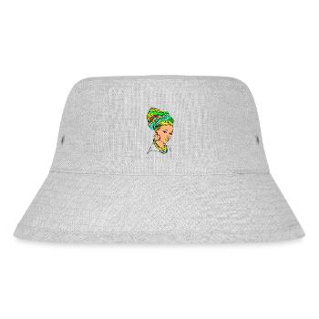 Mama africa - Stanley/Stella Recycled Bucket Hat - heather grey - Front