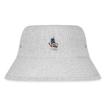 Retro Walkman - Stanley/Stella recycelter Bucket Hat - Grau meliert - Vorne