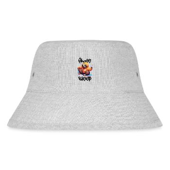 Skate or sleep - Stanley/Stella recycelter Bucket Hat - Grau meliert - Vorne
