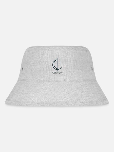 "Get ready, fencing forward", einfacher Slogan - Stanley/Stella recycelter Bucket Hat - Grau meliert