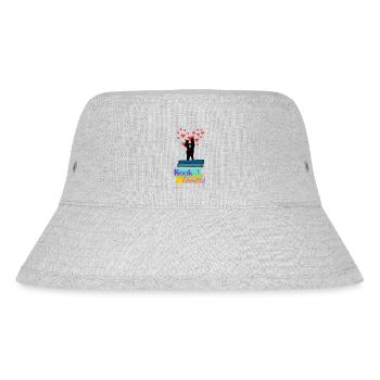 Book Lovers - Stanley/Stella Recycled Bucket Hat - heather grey - Front