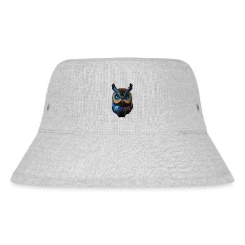 Uhu Painting - Stanley/Stella recycelter Bucket Hat - Grau meliert - Vorne