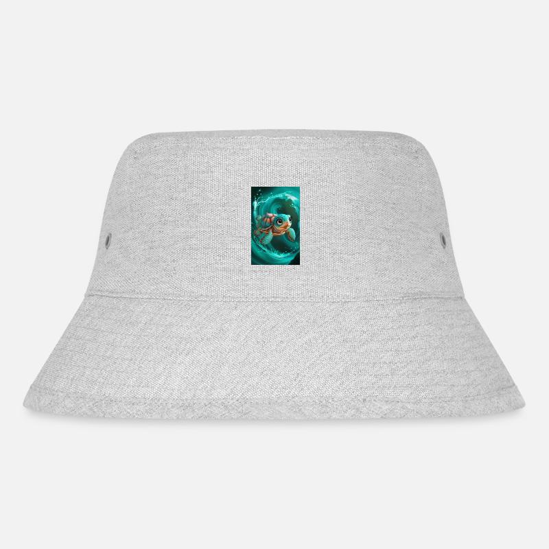 Petite tortue - Bob recyclé Stanley/Stella - gris chiné