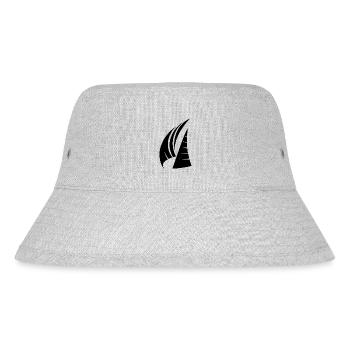 Two elegant sails for cool skippers and captains - Stanley/Stella Recycled Bucket Hat - heather grey - Front