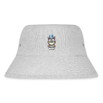 Meow Madness - Stanley/Stella recycelter Bucket Hat - Grau meliert - Vorne