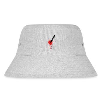 BLOOD MESSER - Stanley/Stella recycelter Bucket Hat - Grau meliert - Vorne
