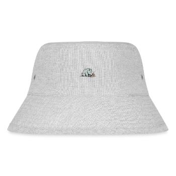 Hippopotamus Cute Comic - Stanley/Stella Recycled Bucket Hat - heather grey - Front
