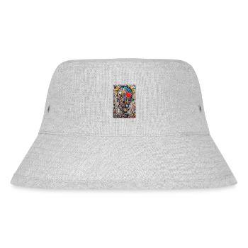"Urban Love" - Stanley/Stella Recycled Bucket Hat - heather grey - Front