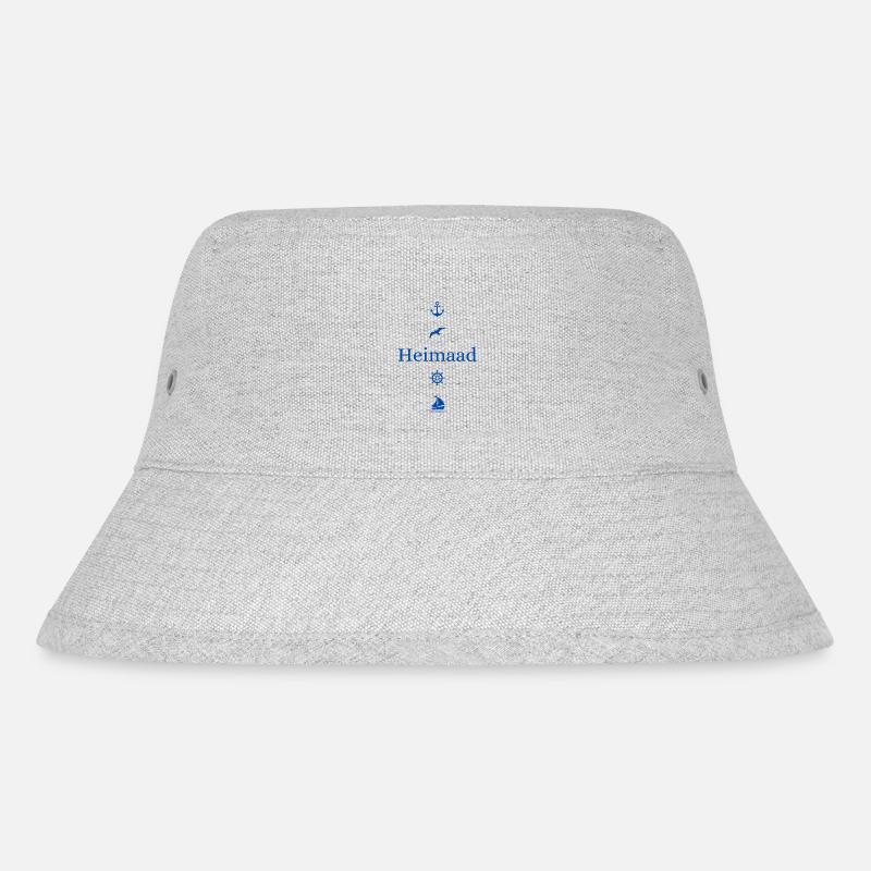 Heimaad - Stanley/Stella recycelter Bucket Hat - Grau meliert