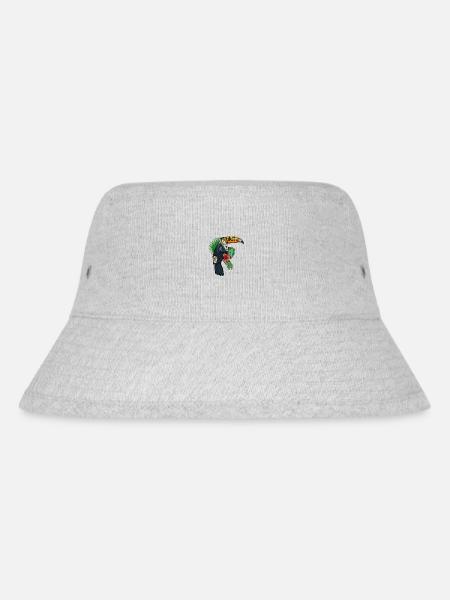 Tätowierung - Stanley/Stella recycelter Bucket Hat - Grau meliert