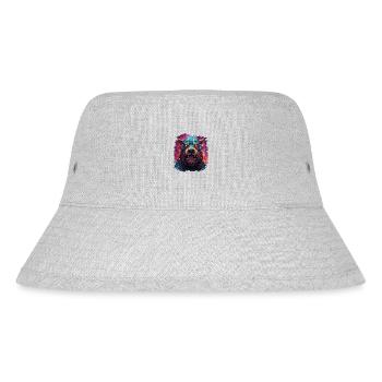 animal art wildlife humor present idea fun - Stanley/Stella recycelter Bucket Hat - Grau meliert - Vorne
