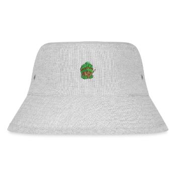 Jungle Cupcake - Stanley/Stella recycelter Bucket Hat - Grau meliert - Vorne