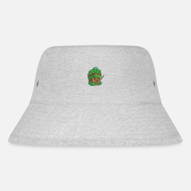 Jungle Cupcake - Stanley/Stella recycelter Bucket Hat - Grau meliert