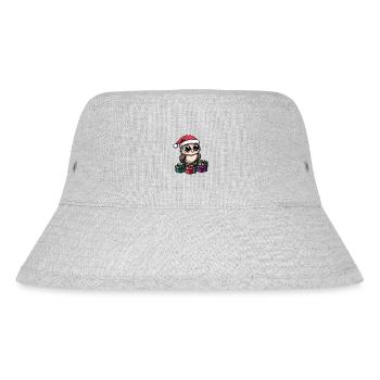 Eule Weihnachten Geschenke - Stanley/Stella recycelter Bucket Hat - Grau meliert - Vorne
