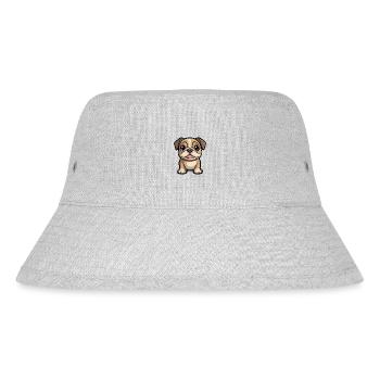 Bulldog chien bande dessinée bébé - Bob recyclé Stanley/Stella - gris chiné - Devant