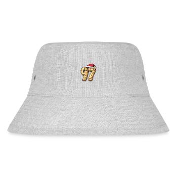 97 Number Christmas - Stanley/Stella Recycled Bucket Hat - heather grey - Front