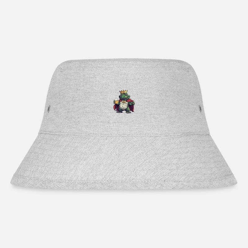 Alligator Beer Funny - Stanley/Stella Recycled Bucket Hat - heather grey