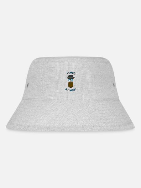 Bärtiger Bayer - Stanley/Stella recycelter Bucket Hat - Grau meliert