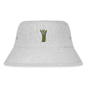 Spargel Zeit - Stanley/Stella recycelter Bucket Hat - Grau meliert - Vorne