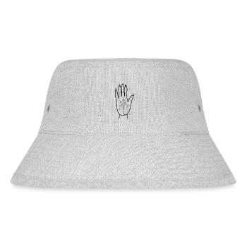 Hexenhand - Stanley/Stella recycelter Bucket Hat - Grau meliert - Vorne