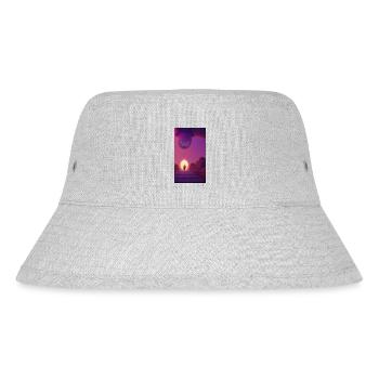 Anime Dreamz - Stanley/Stella recycelter Bucket Hat - Grau meliert - Vorne