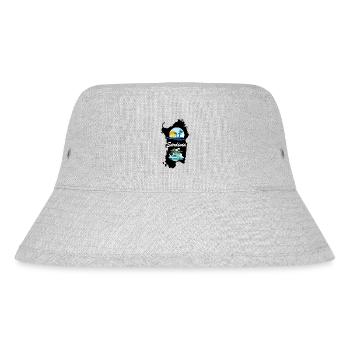 Sardinien Insel Italien Sardinia Island Italy - Stanley/Stella recycelter Bucket Hat - Grau meliert - Vorne