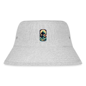 Kingdom of Waves - Stanley/Stella Recycled Bucket Hat - heather grey - Front