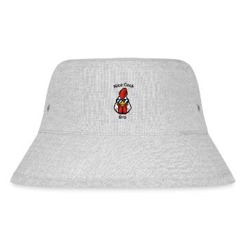 Nice Cock Bro - Stanley/Stella recycelter Bucket Hat - Grau meliert - Vorne