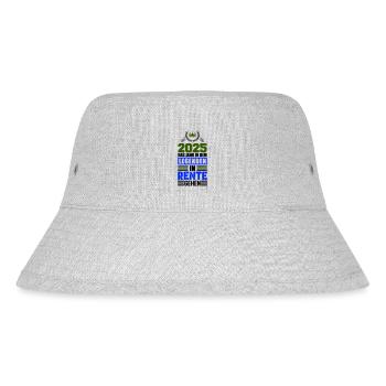 rente 2025 legenden - Stanley/Stella recycelter Bucket Hat - Grau meliert - Vorne
