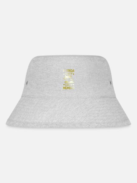 Florida Party Crew - Stanley/Stella recycelter Bucket Hat - Grau meliert